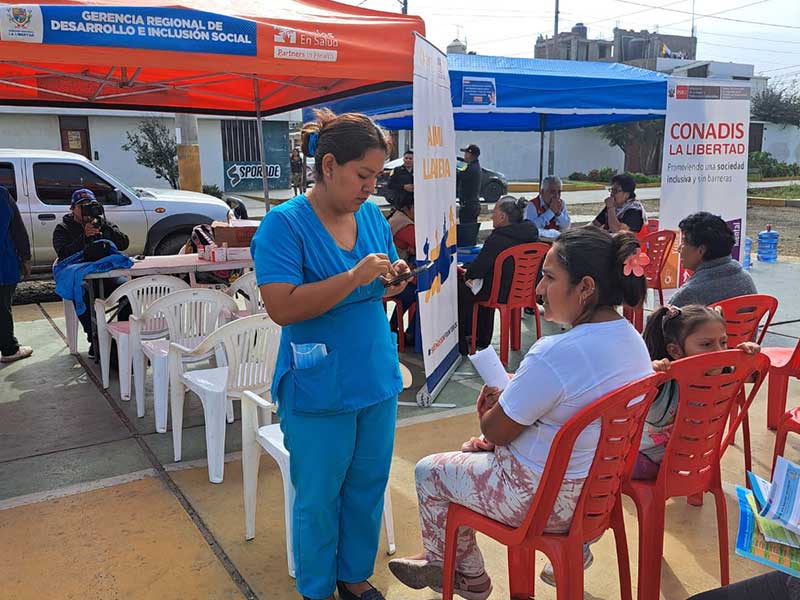UPAO prioriza la prevención de enfermedades en Villa Hermosa (Miramar) - Hospital Walter Cruz Vilca, administrado vía convenio, realiza campaña de salud.